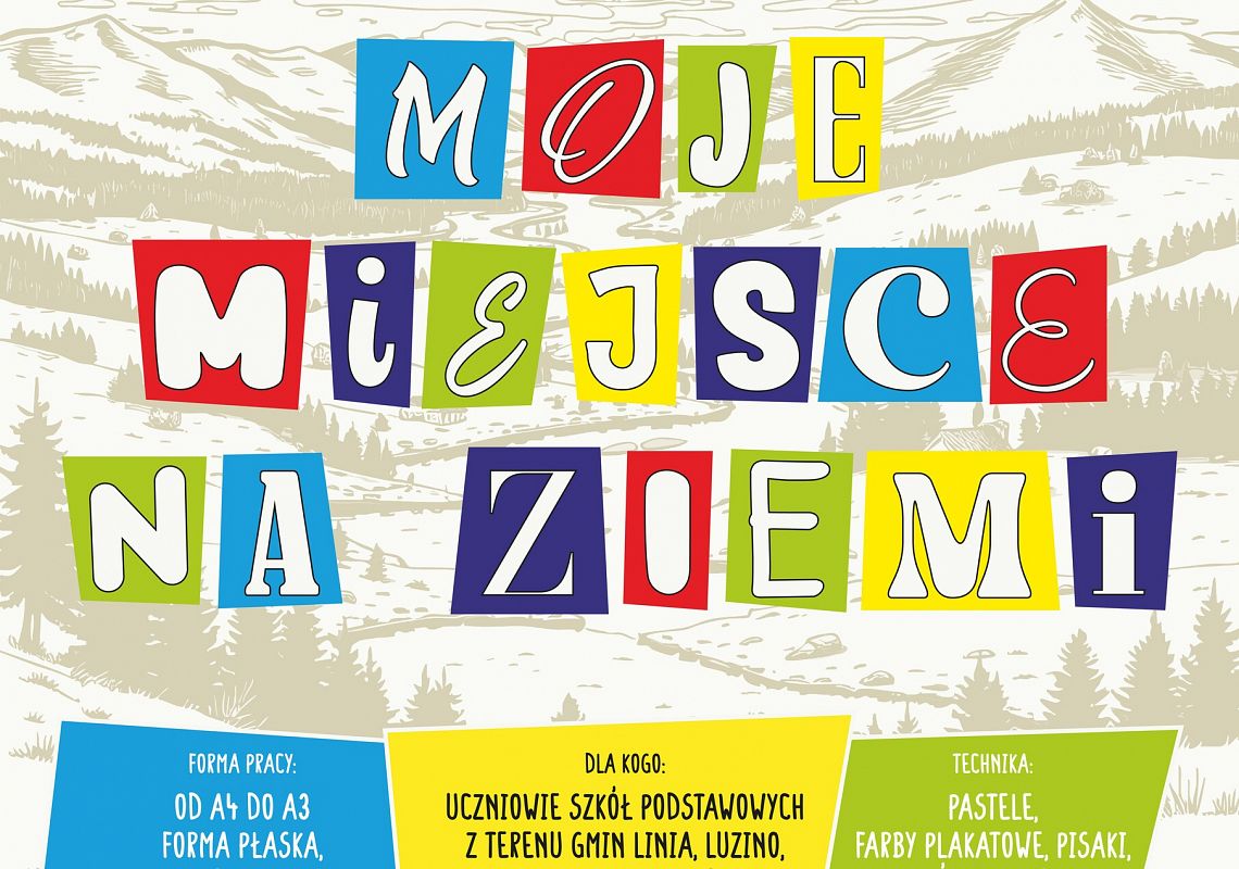Plakat konkursu plastycznego 2024