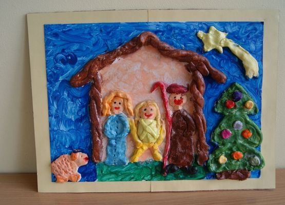 Grafika 3: Kaszubska szopka bozonarodzeniowa