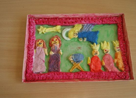 Grafika 16: Kaszubska szopka bozonarodzeniowa