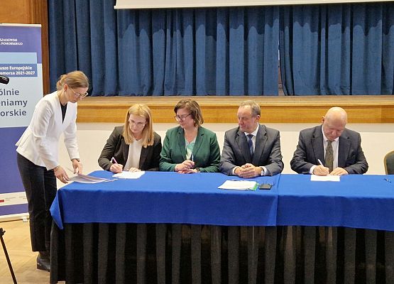 Grafika 2: Podpisanie umowy o warunkach i sposobie realizacji LSR na lata 2021-2027